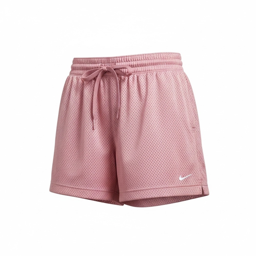 NIKE S Pink Dri Fit Mesh Shorts Waist Tie R $42